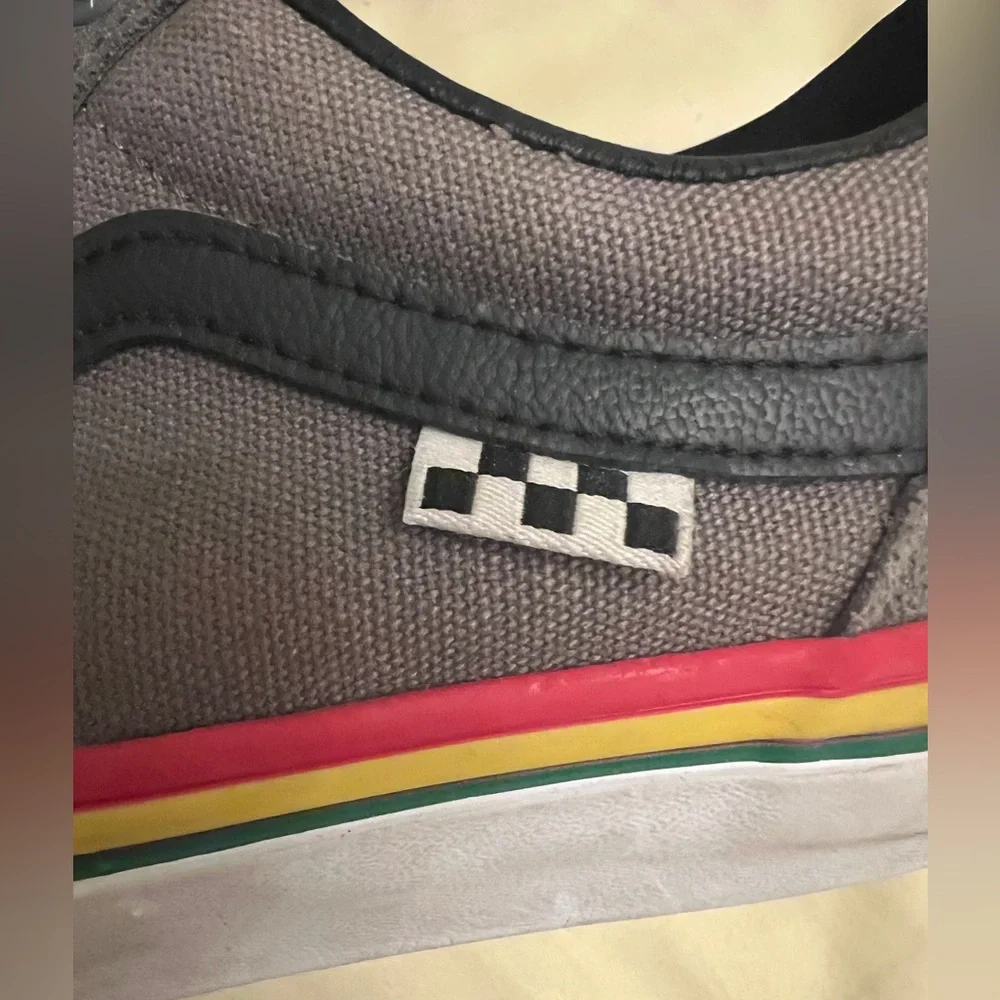 VANS Old Skool Rasta Gray skateboard shoes 7